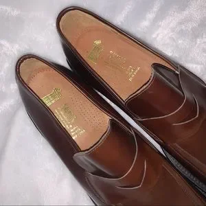 New Semper Calzature Men’s 51 Brown Leather Bench Hand Made Penny Loafer US 16 Semper Calzature | Shoes | New Semper Calzature Mens 5 Brown  main image 2